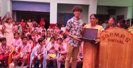 Brillio Learning partnered with Shri Ganga Prasad Memorial School, Gumthal Village, India